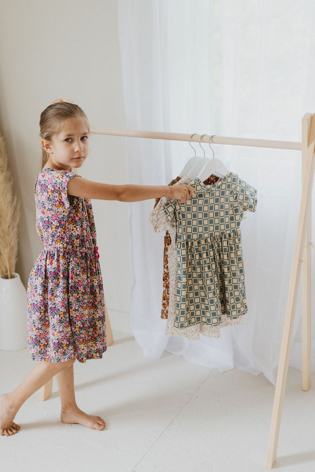 Wooden /toddler clothes rack