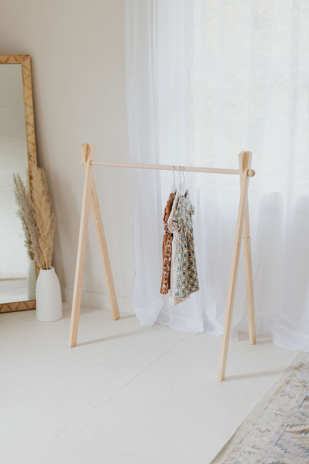 Wooden /toddler clothes rack