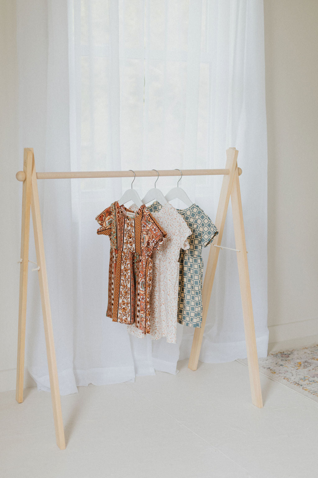 Wooden /toddler clothes rack