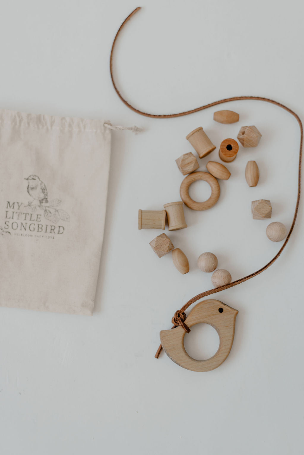 DIY Lacing Kit /wood and leather lacing kit