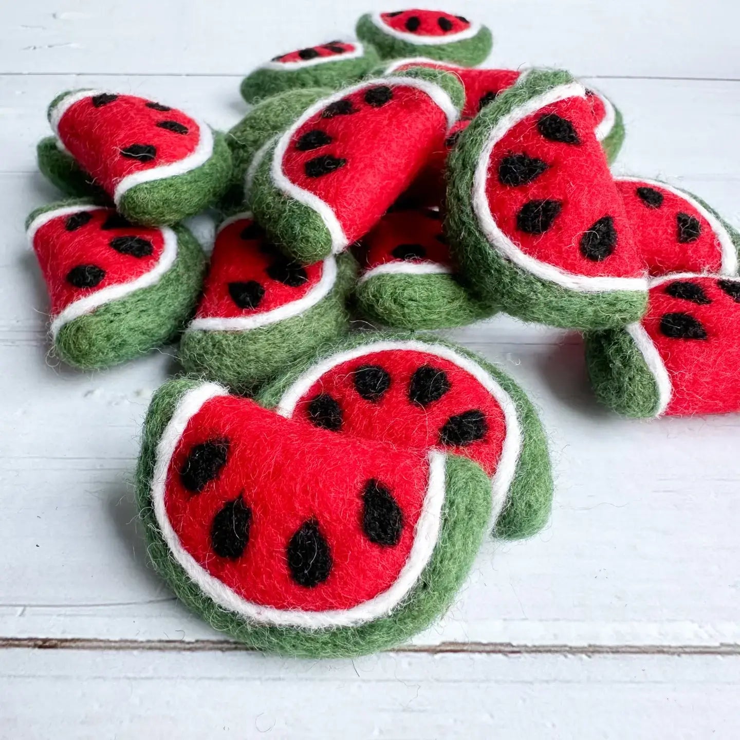 felt watermelon slices