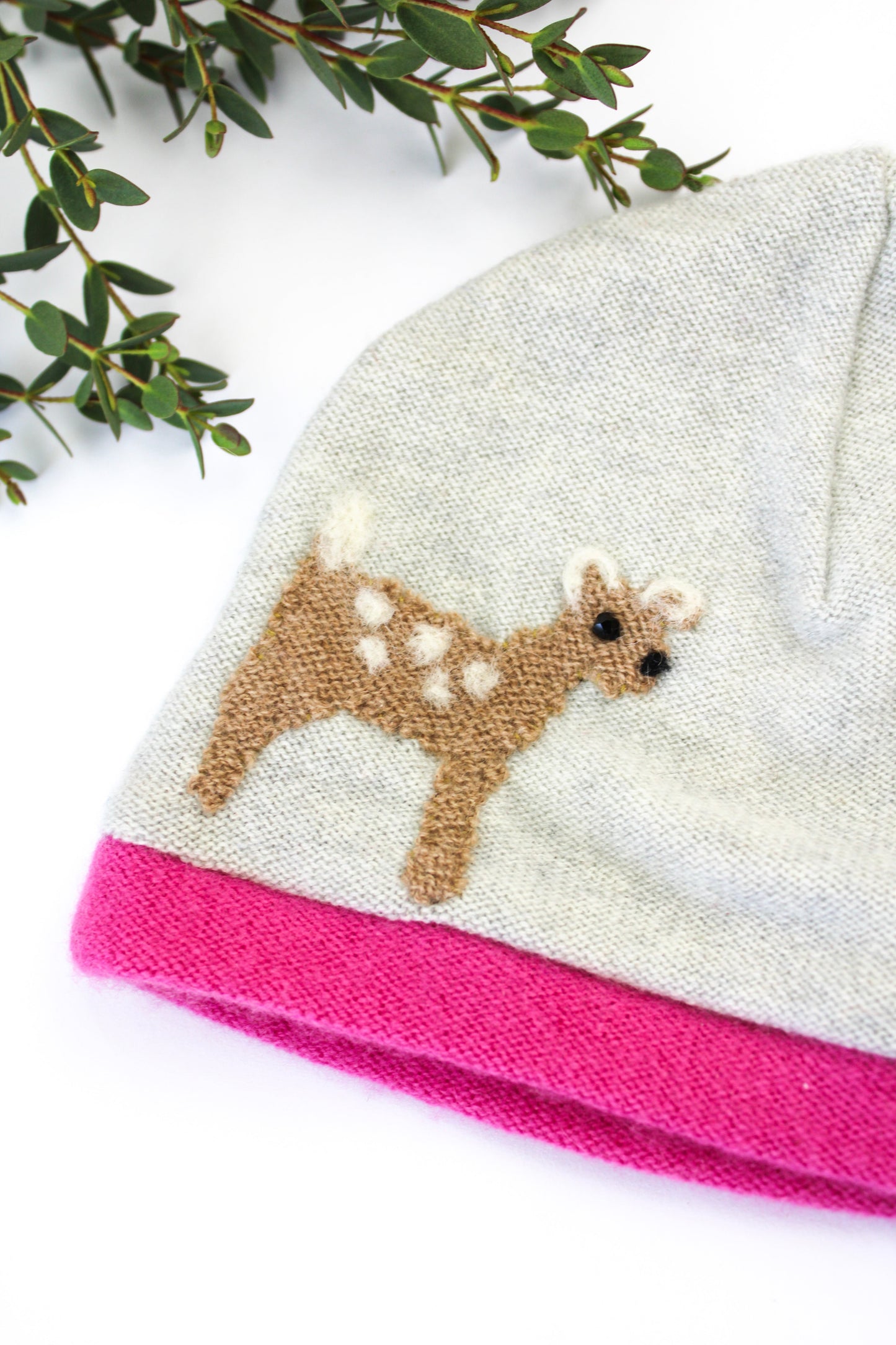 Fawn Cashmere Baby Hat