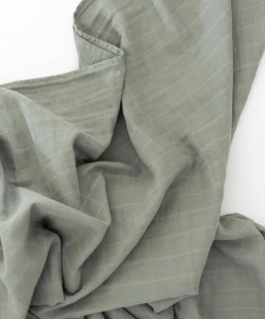 Green Organic Bamboo Swaddle