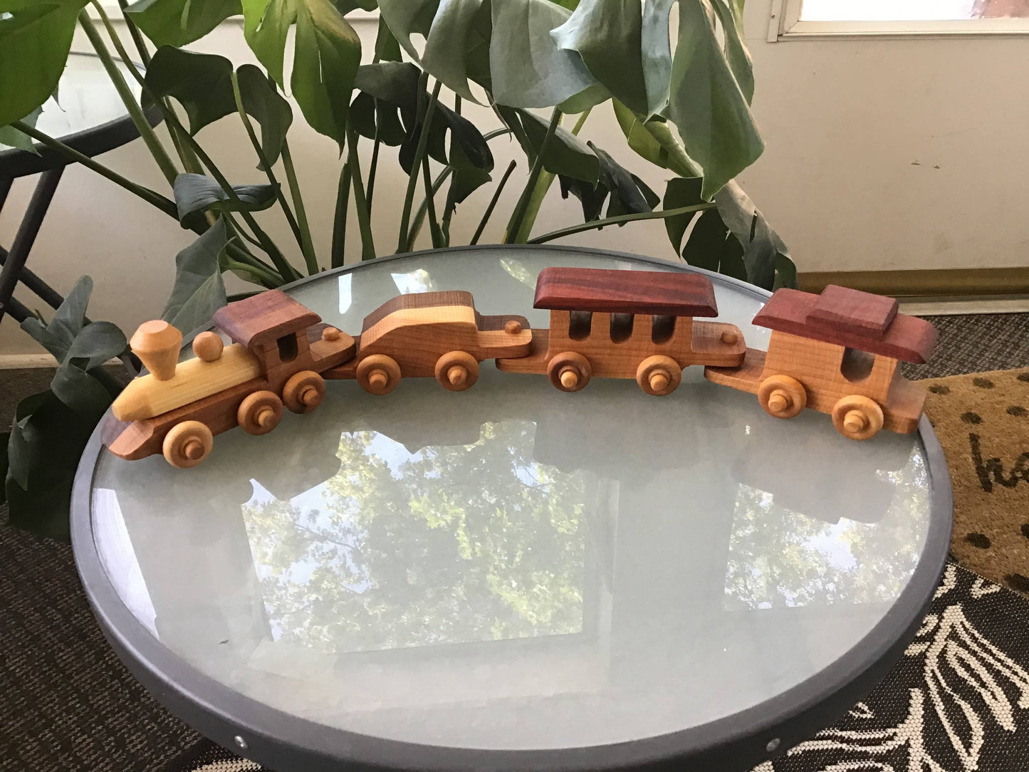 Mini Wooden Train Set