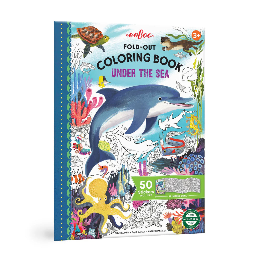 Under the Se fold-out coloring book