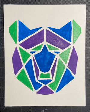 Geometric Animal Painting Kit Bear