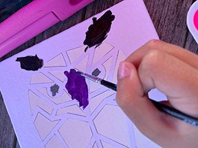 Child painting Geometric Animal Painting Kit Owl
