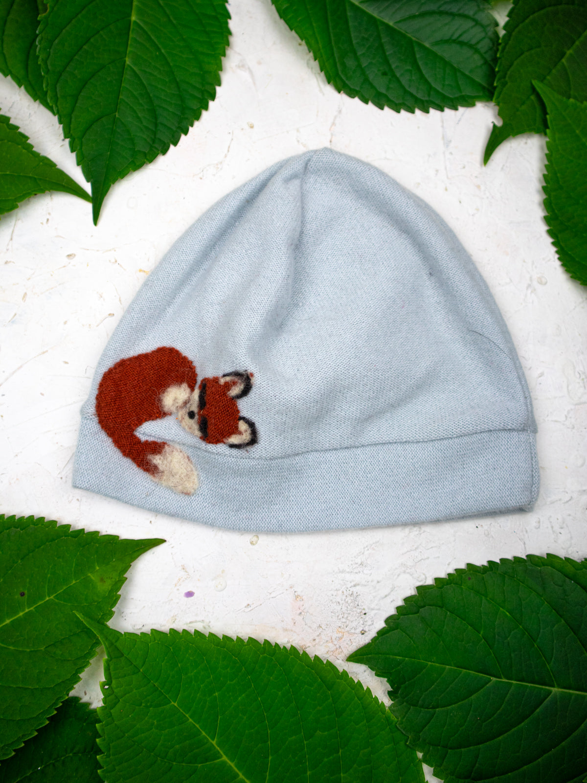 Sleeping Fox Cashmere Kids Hat