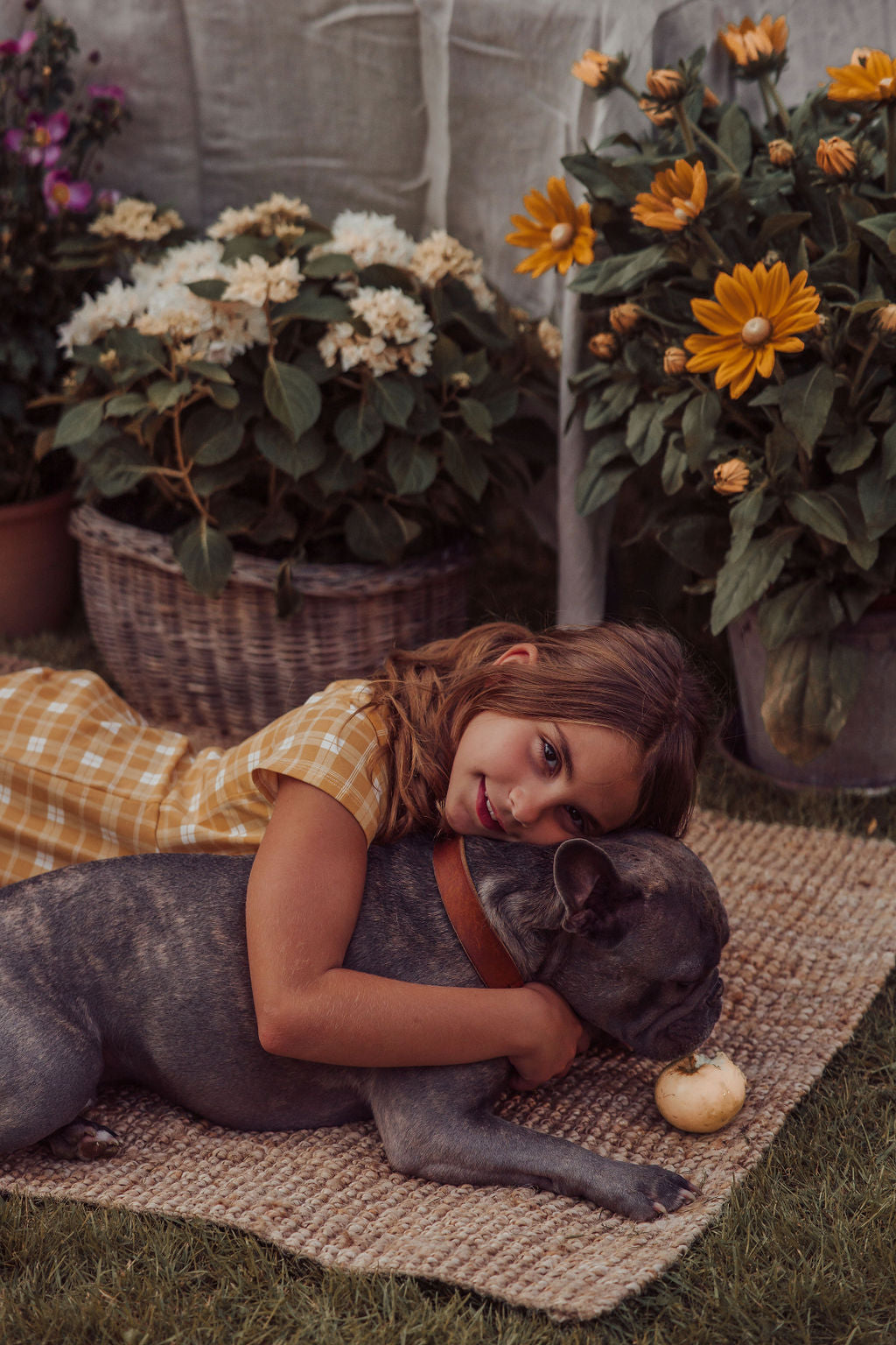 Sweetheart Twirl Dress | Organic Cotton Jersey - Buckwheat Plaid