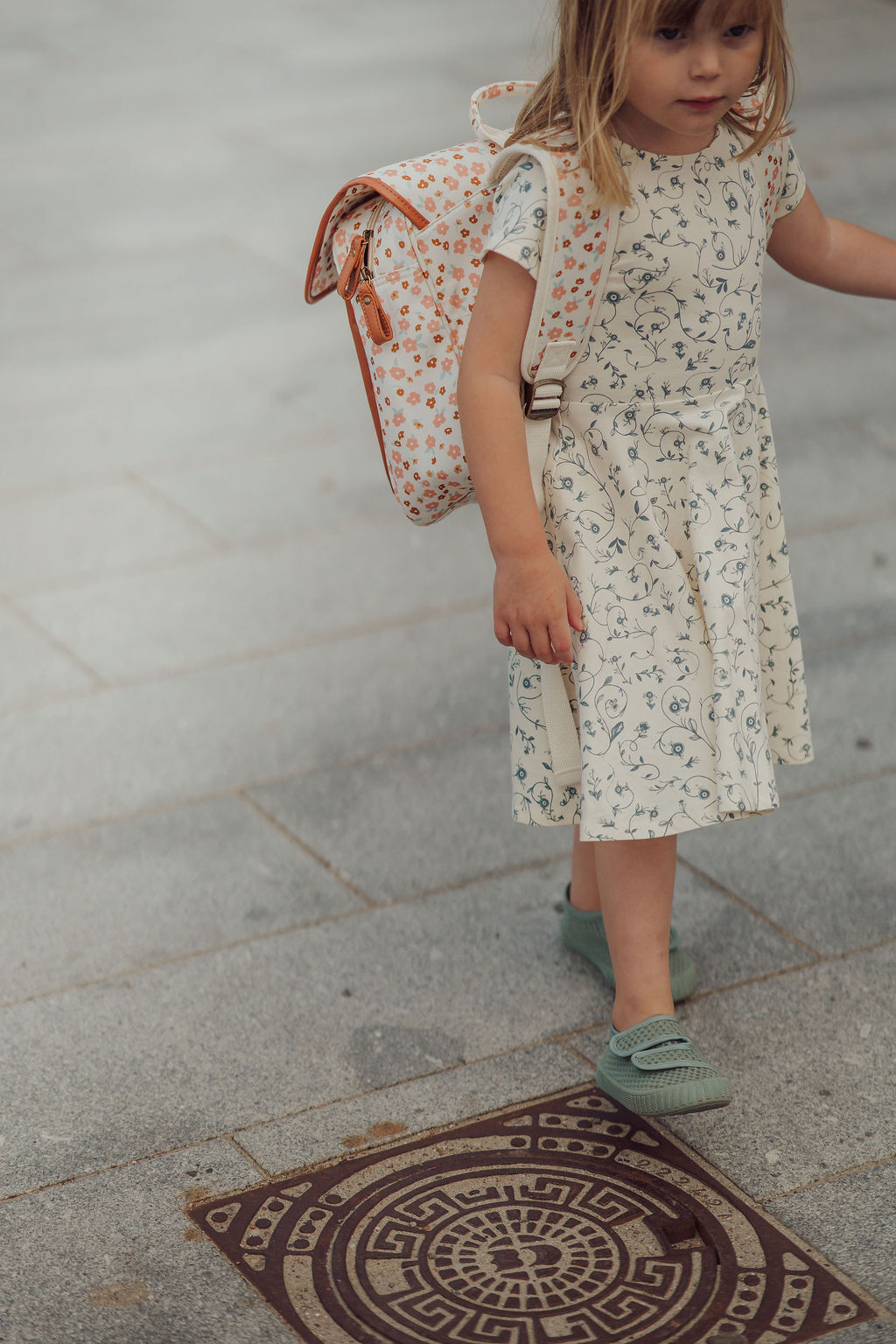 Sweetheart Twirl Dress in Scandi Floral