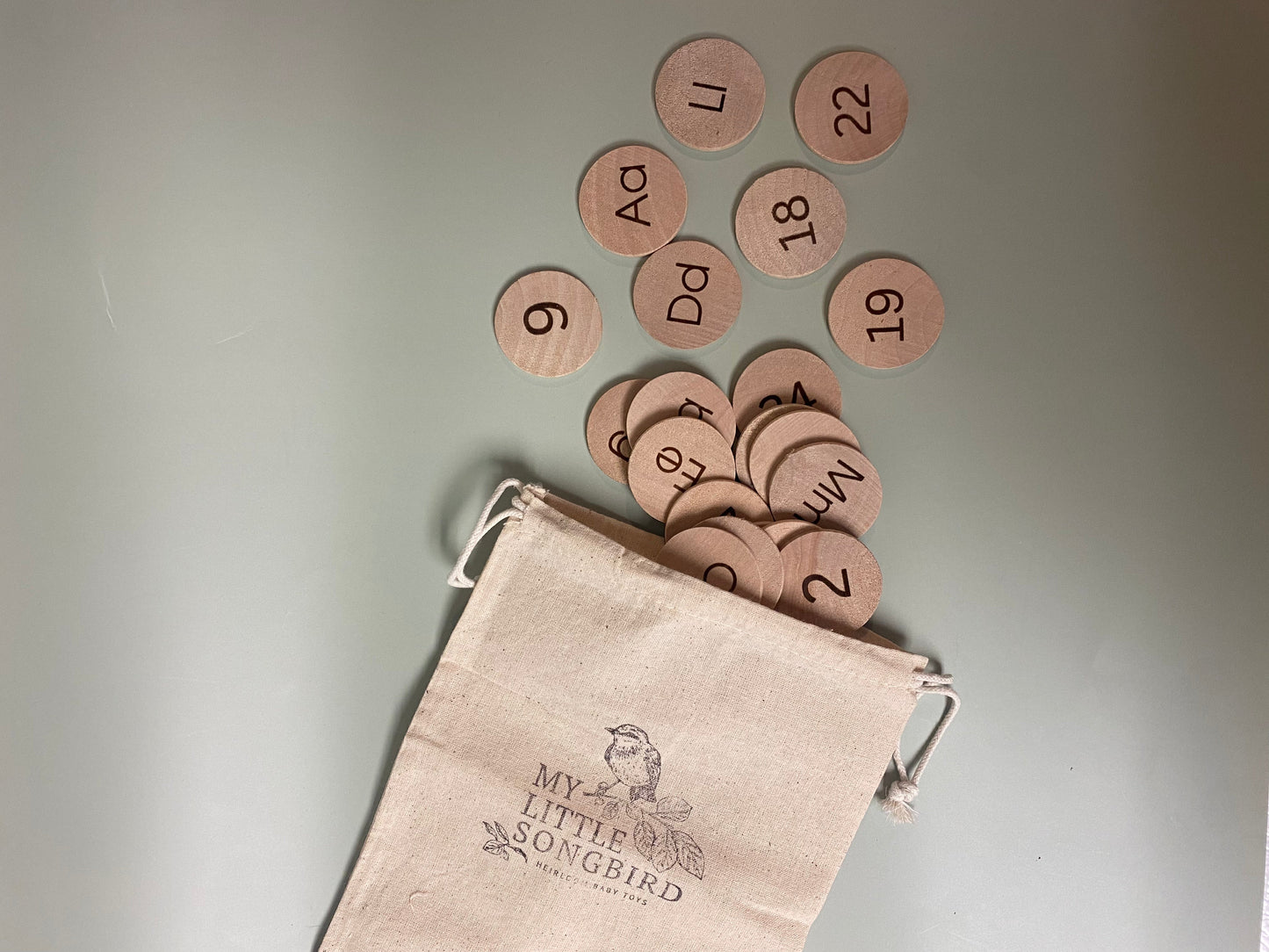 Wooden Number / ABC discs