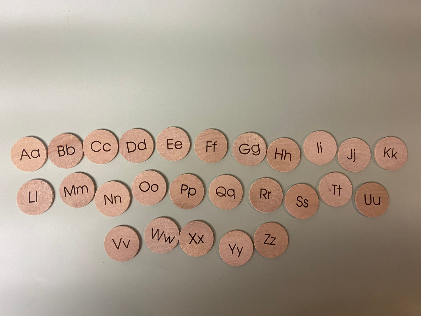 Wooden Number / ABC discs