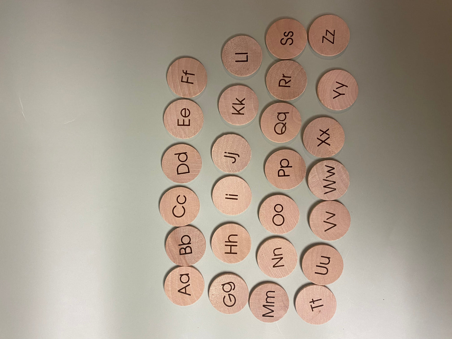 Wooden Number / ABC discs