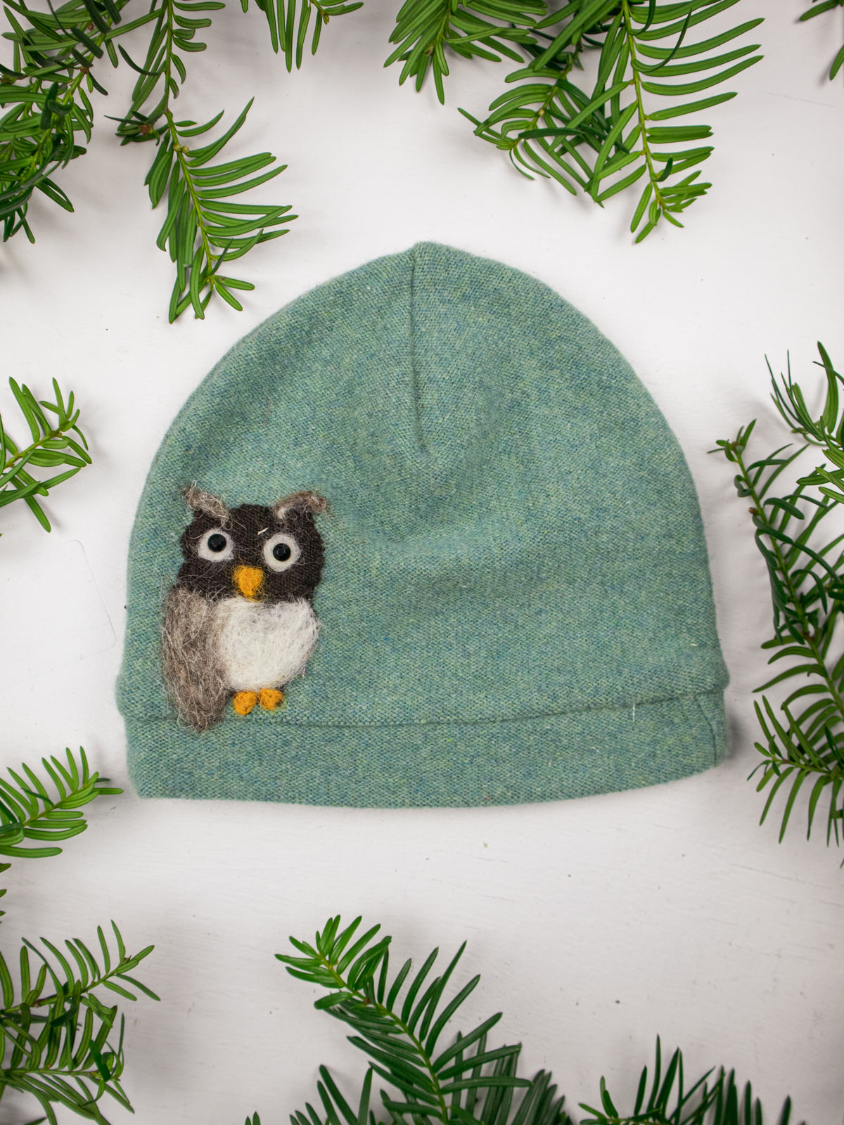 Owl Cashmere Kids Hat