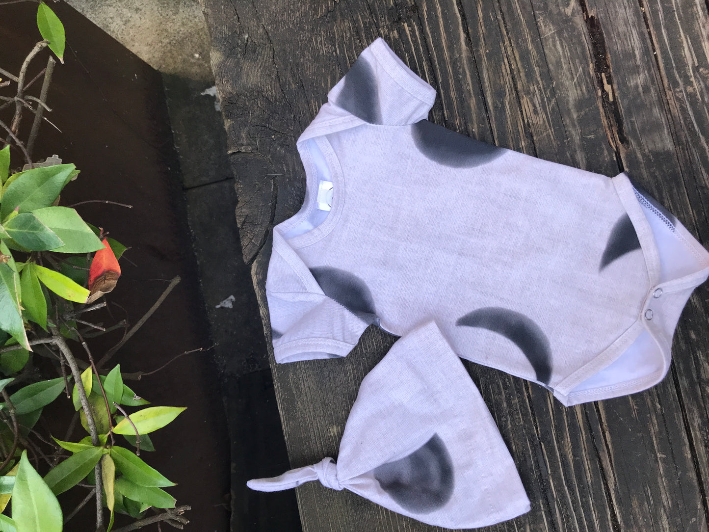 Moon Short Sleeve Onesie