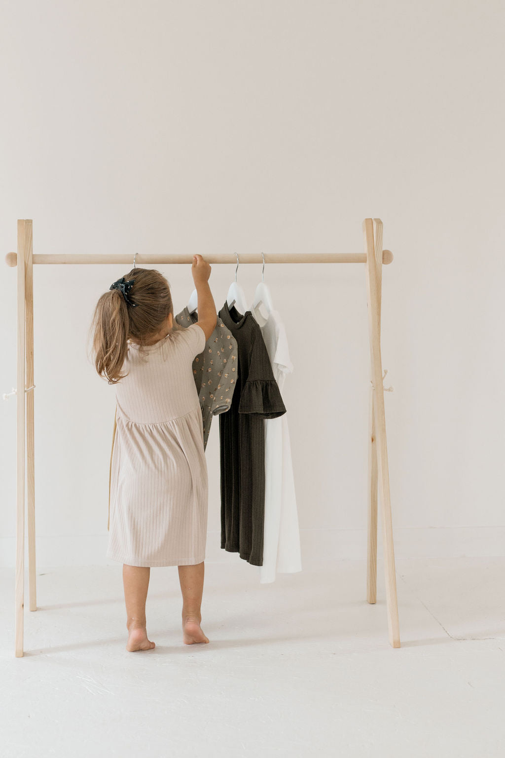Wooden /toddler clothes rack