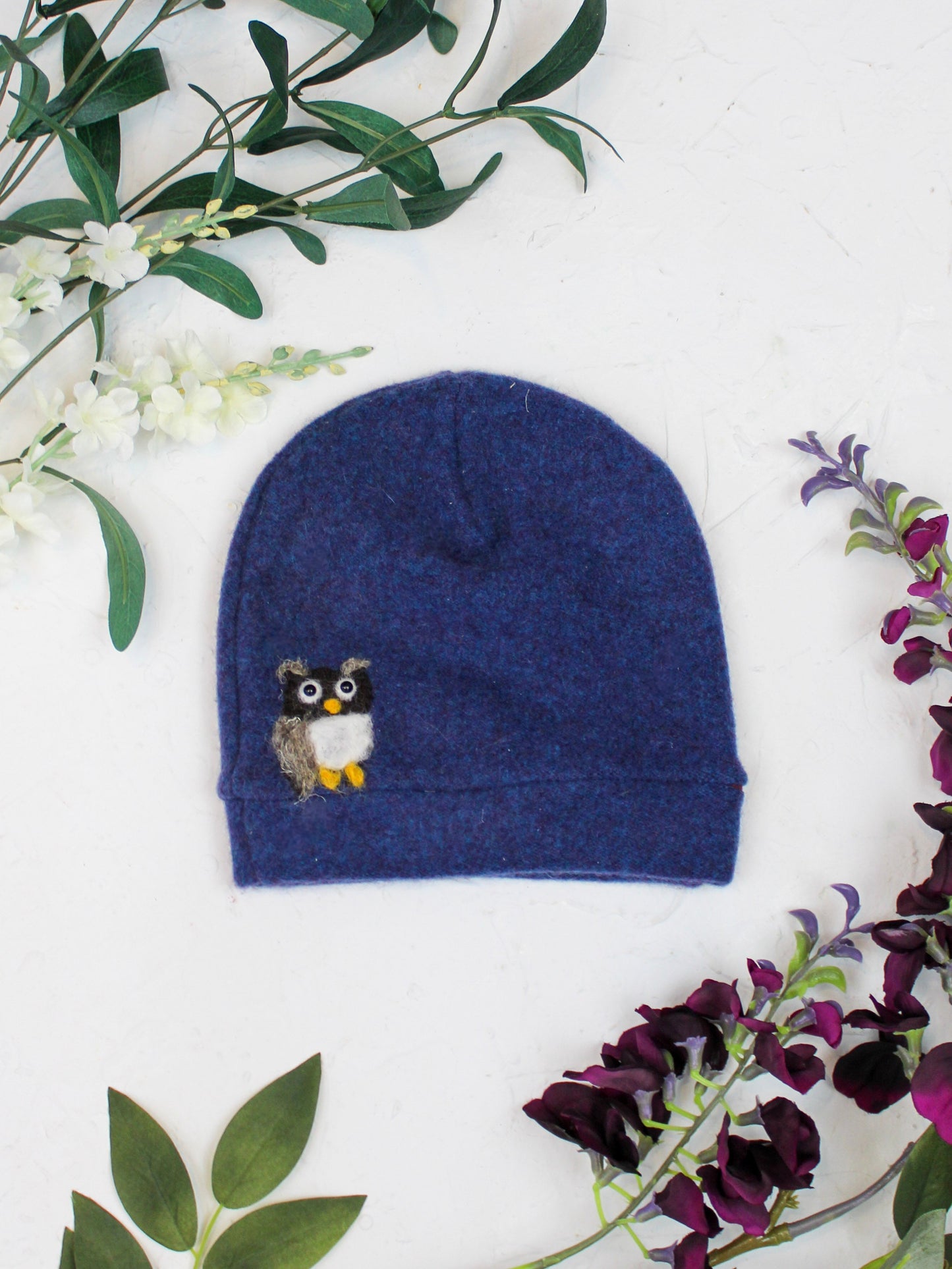 Owl Cashmere Kids Hat