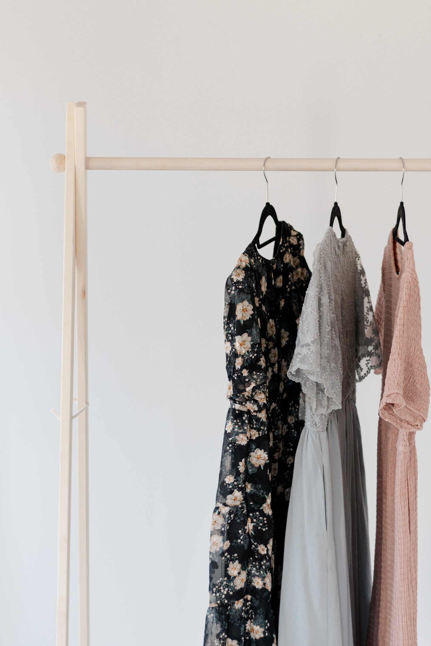 Large Wooden Clothing Rack