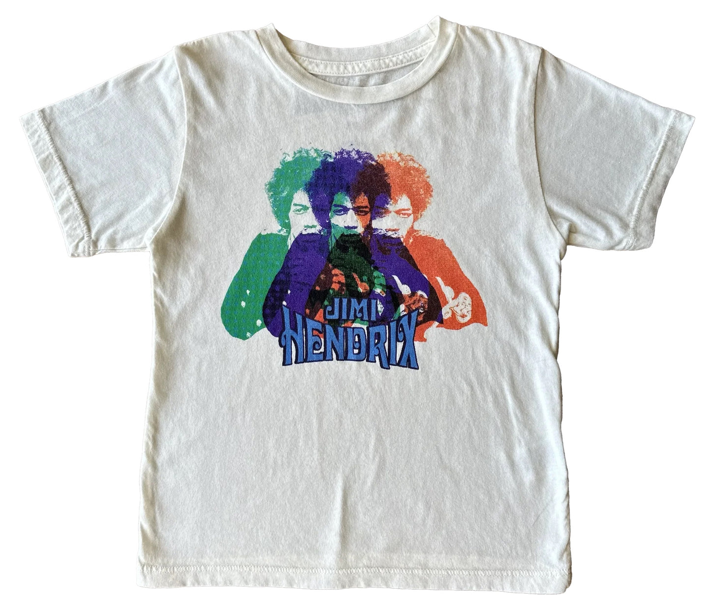 Jimi Hendrix Organic short sleeve tee flat lay