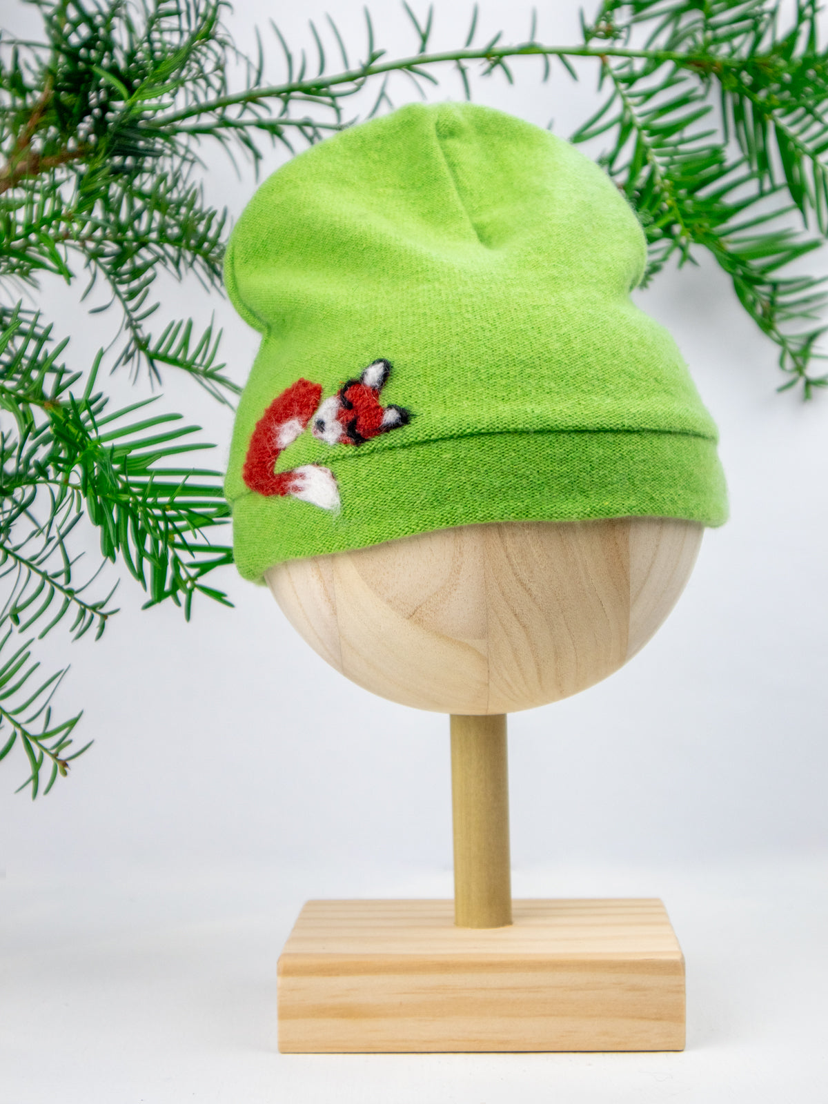 Sleeping Fox Cashmere Kids Hat