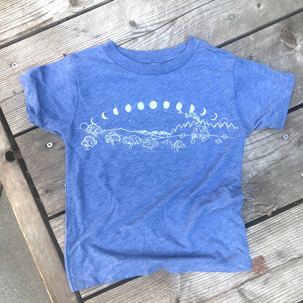 Moon Phase Cottage Kids Tee