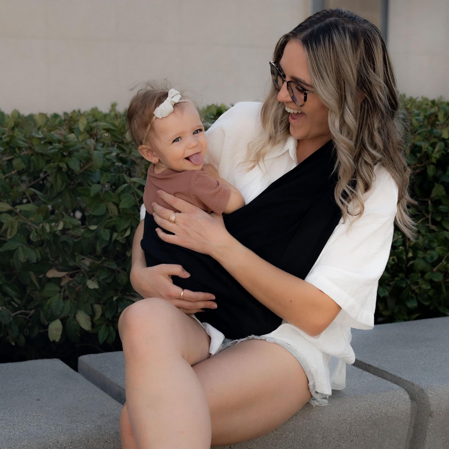 Organic Cotton Baby Carrier Black