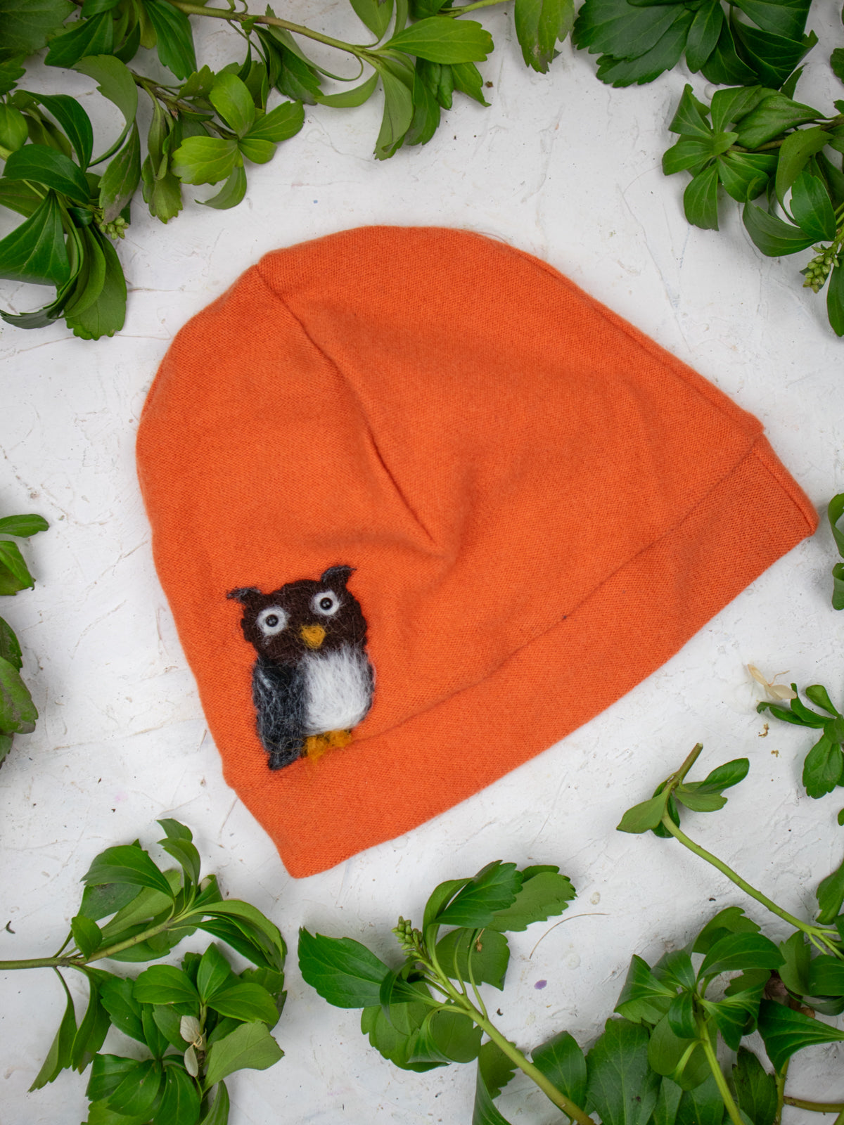 Owl Cashmere Kids Hat