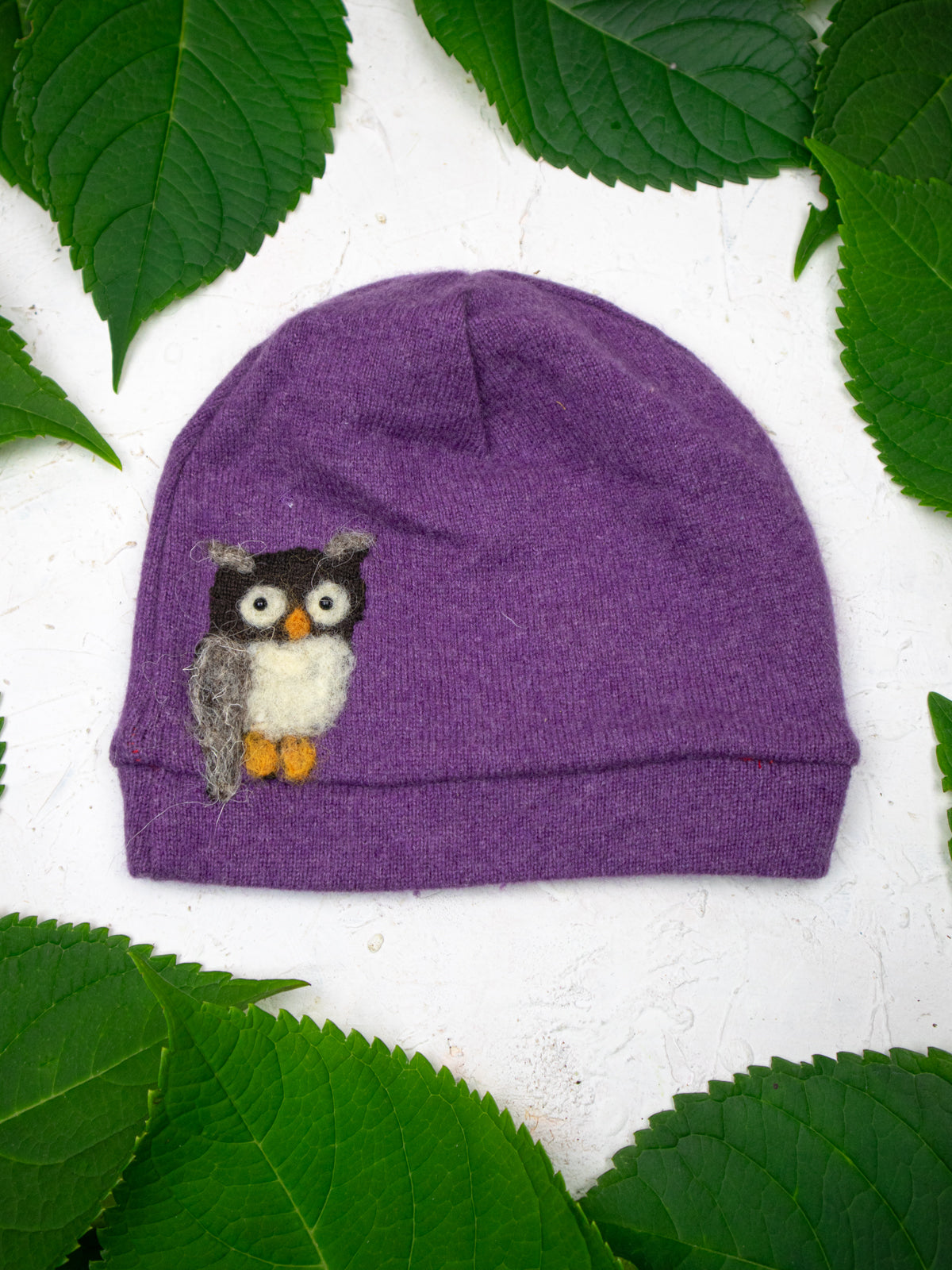 Owl Cashmere Kids Hat