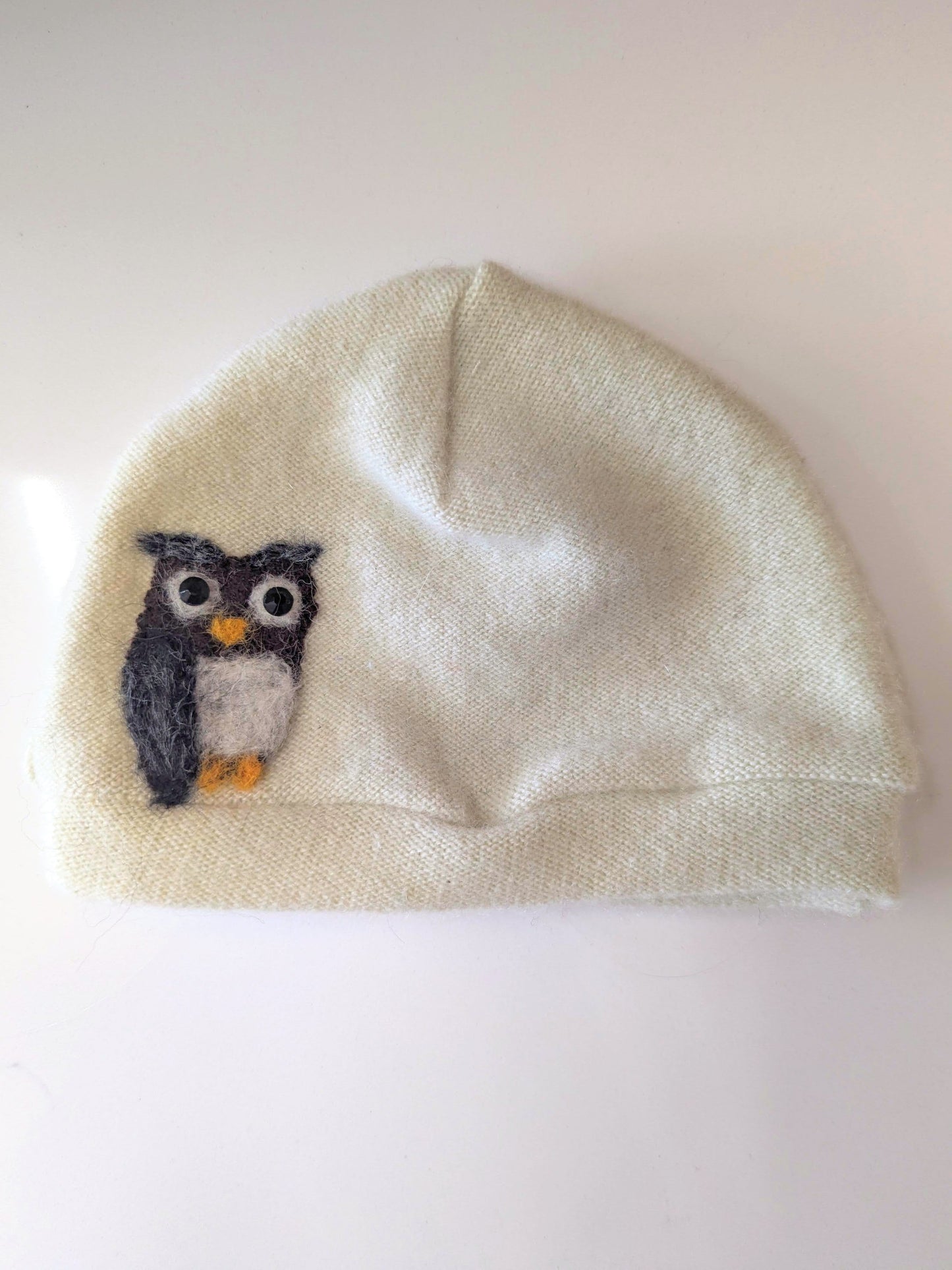 Owl Cashmere Kids Hat