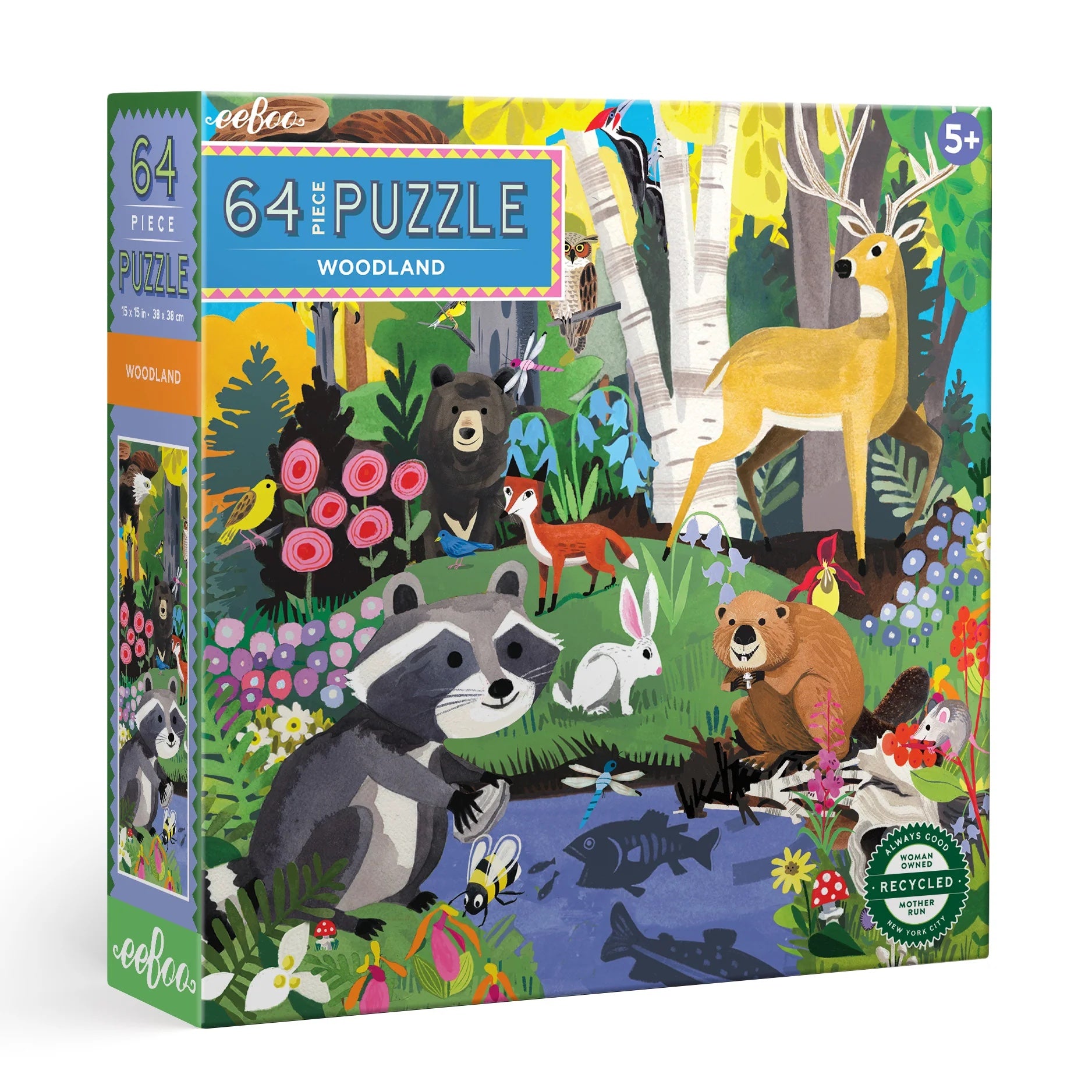 box for Woodland 64-piece Puzzle