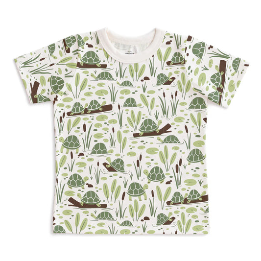 Organic turtle short sleeve tee