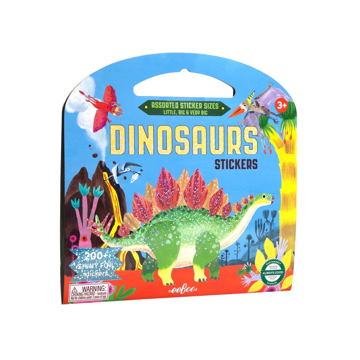 Shiny Sticker Book dinosaurs
