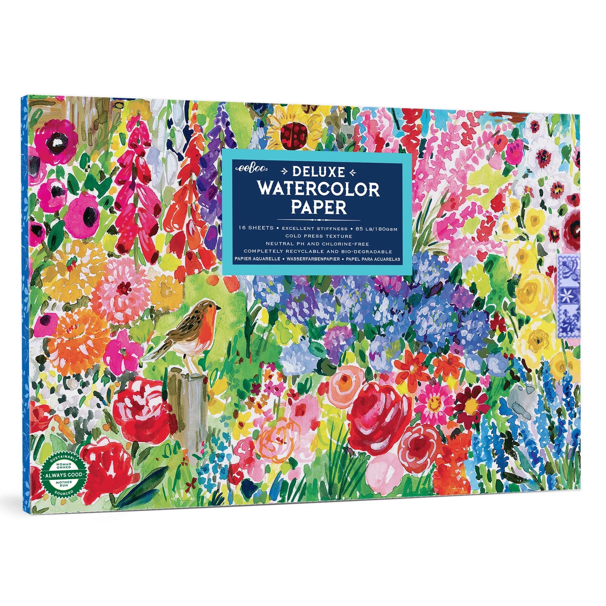 Seaside Garden Watercolor Paper Pad