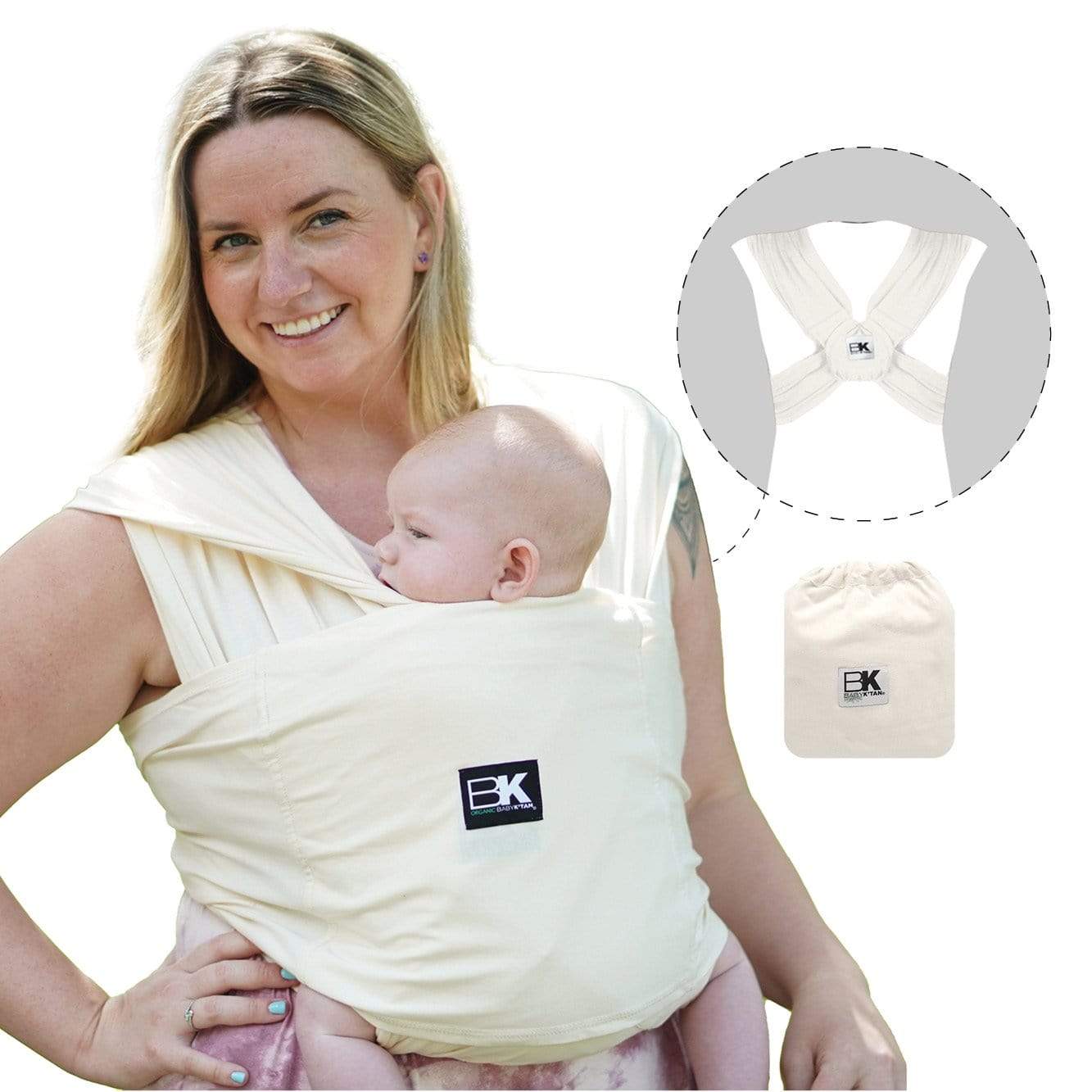 Baby K'tan Organic Baby Carrier in Natural