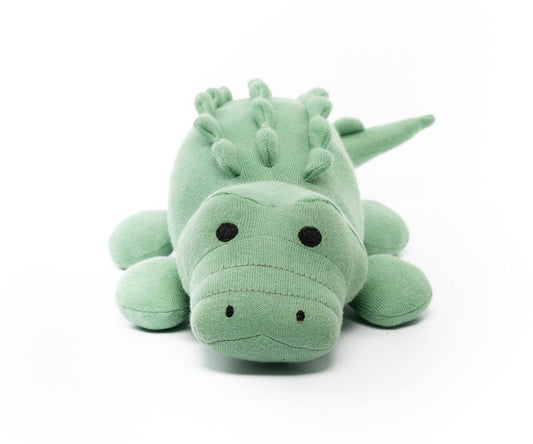 Organic cotton green crocodile