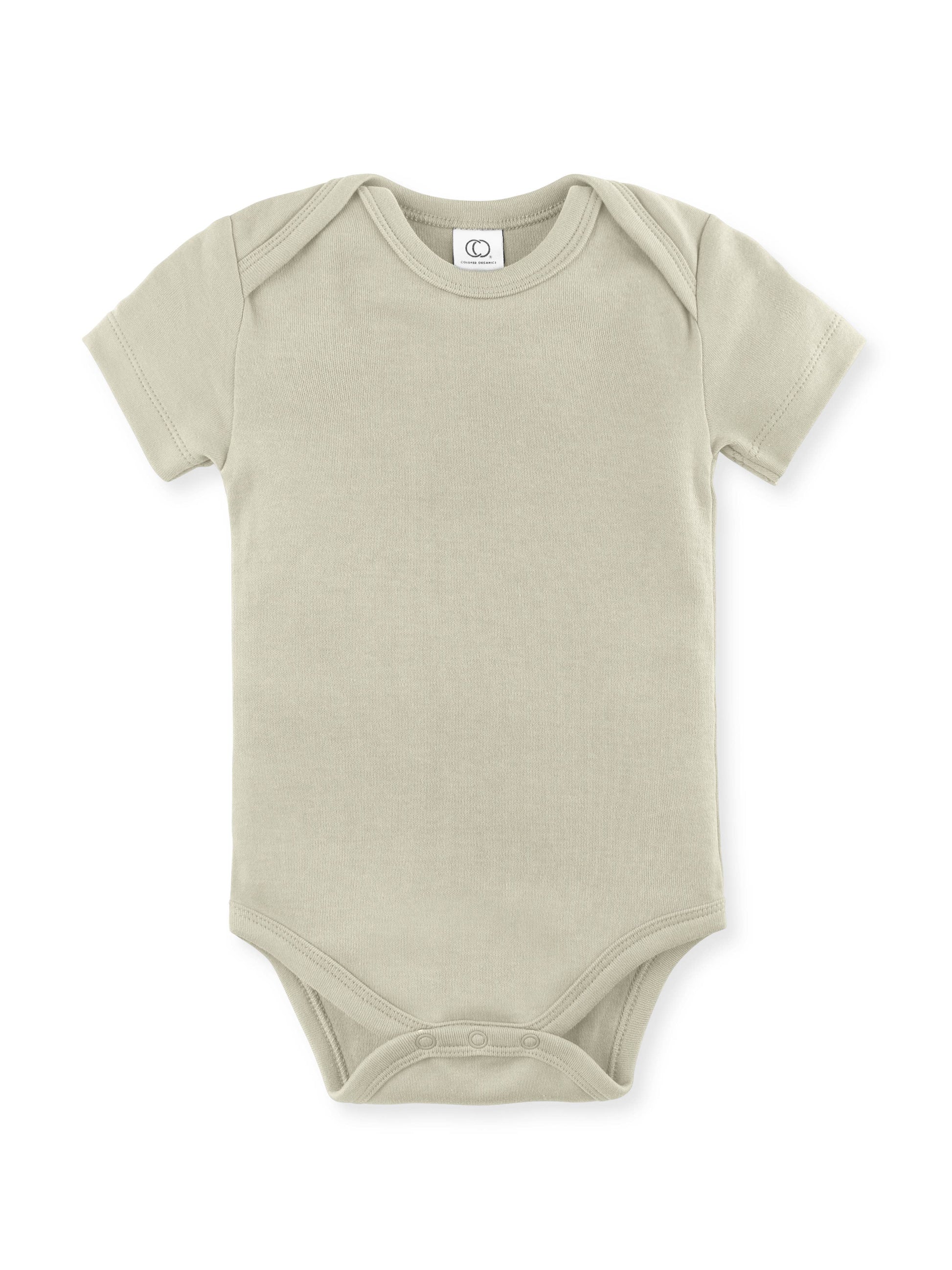 sage organic cotton short sleeve onesie