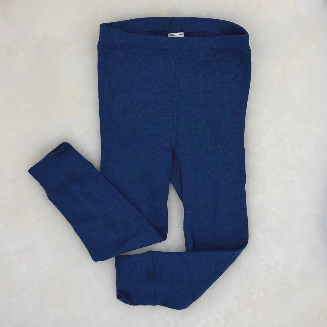 cobalt silk leggings