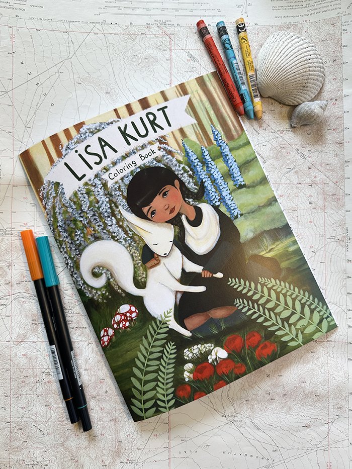 Lisa Kurt Coloring Book