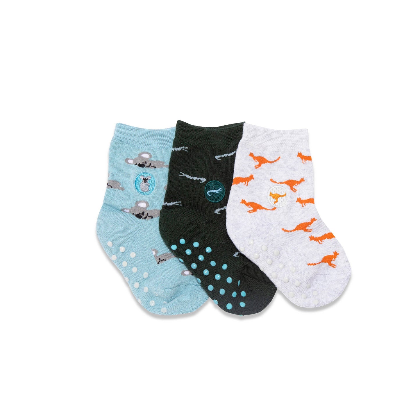 Socks that protect animals box set in toddler size flat lay