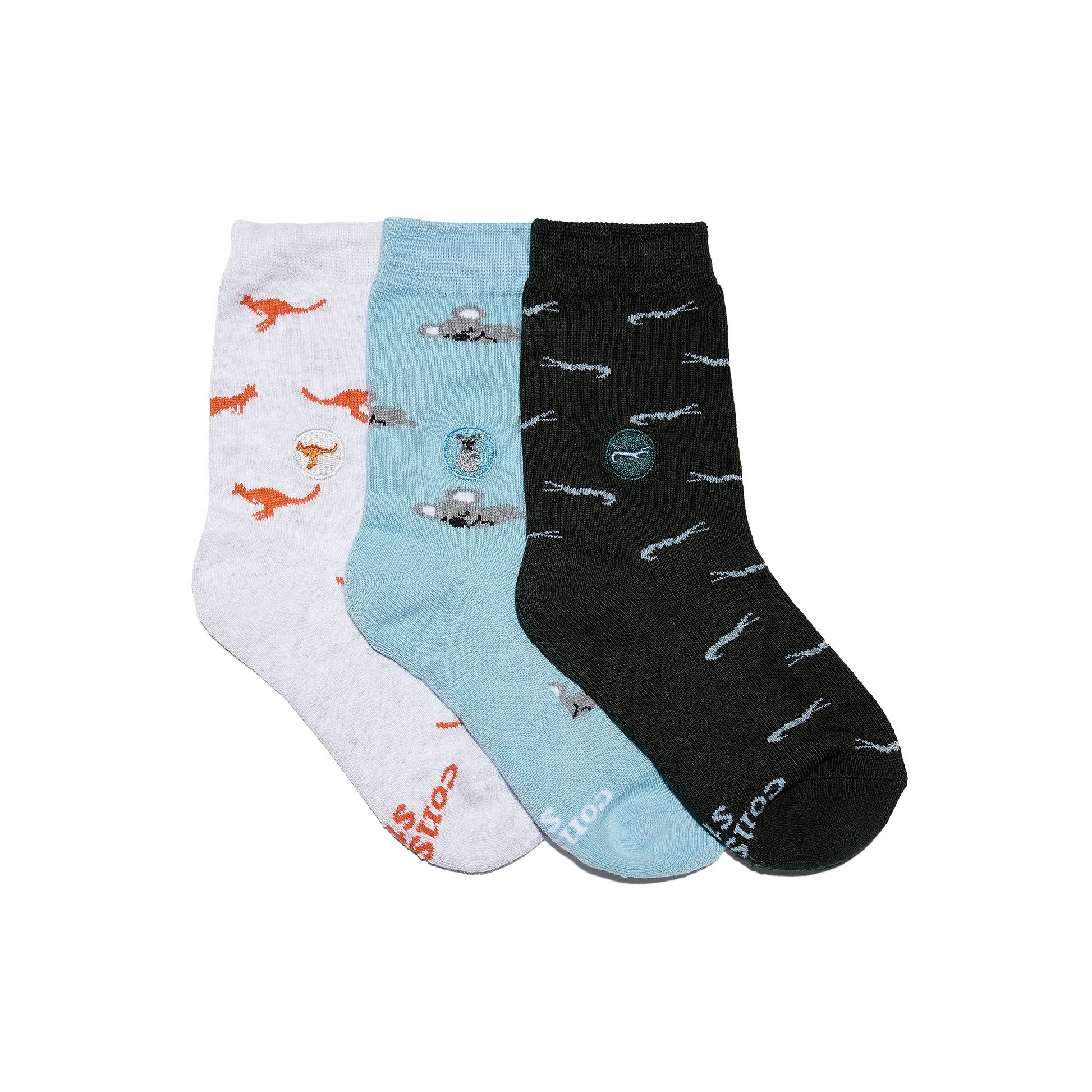 Boxed Set Kids Socks that Protect Animals