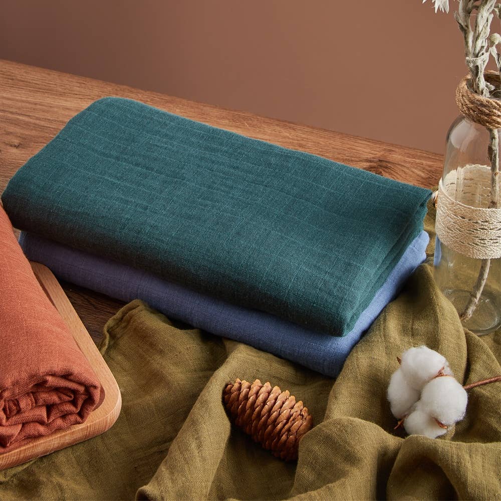 Green Organic Bamboo Swaddle