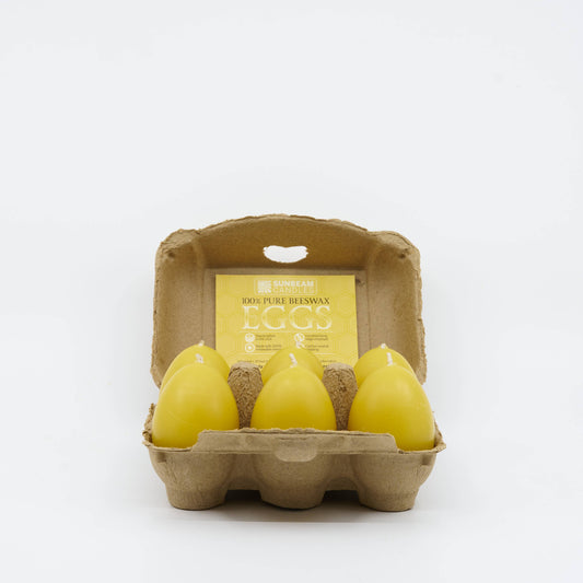 beeswax egg carton natural