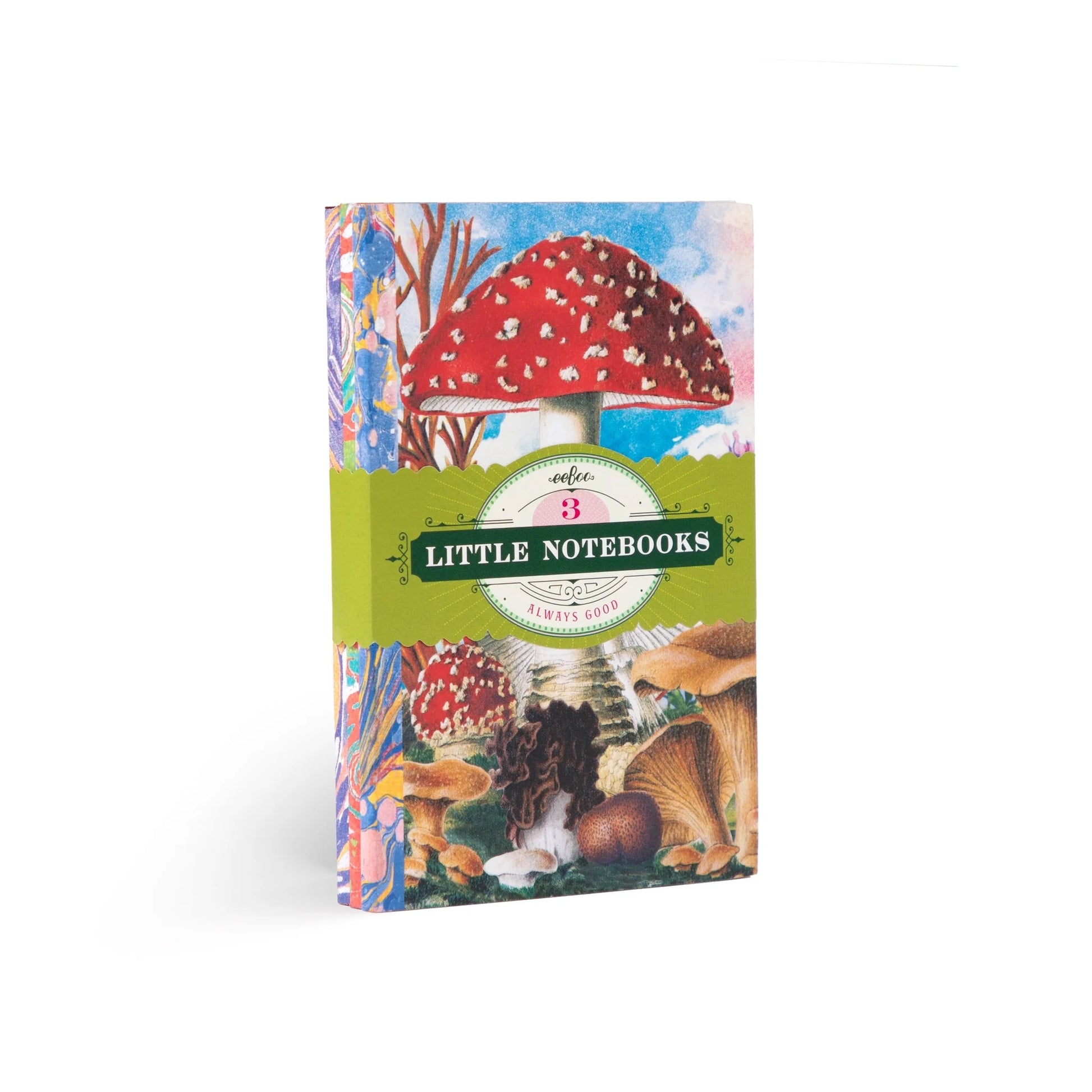 Set of 3 Mushroom Notebooks