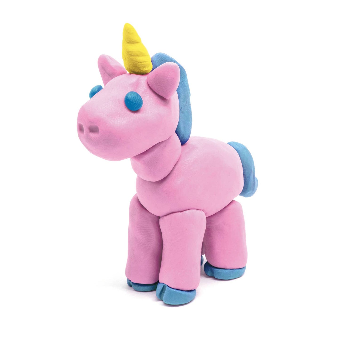 a unicorn made of eco playdough