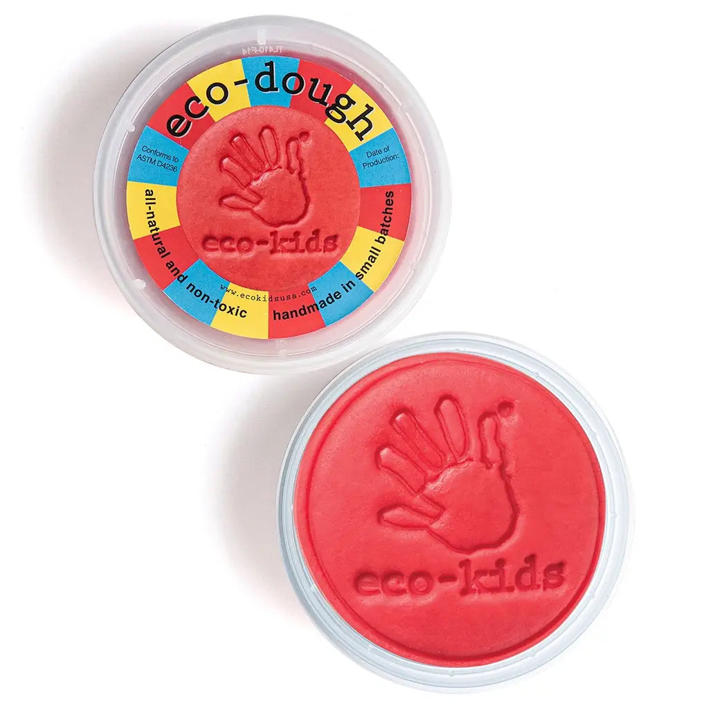 eco play dough red