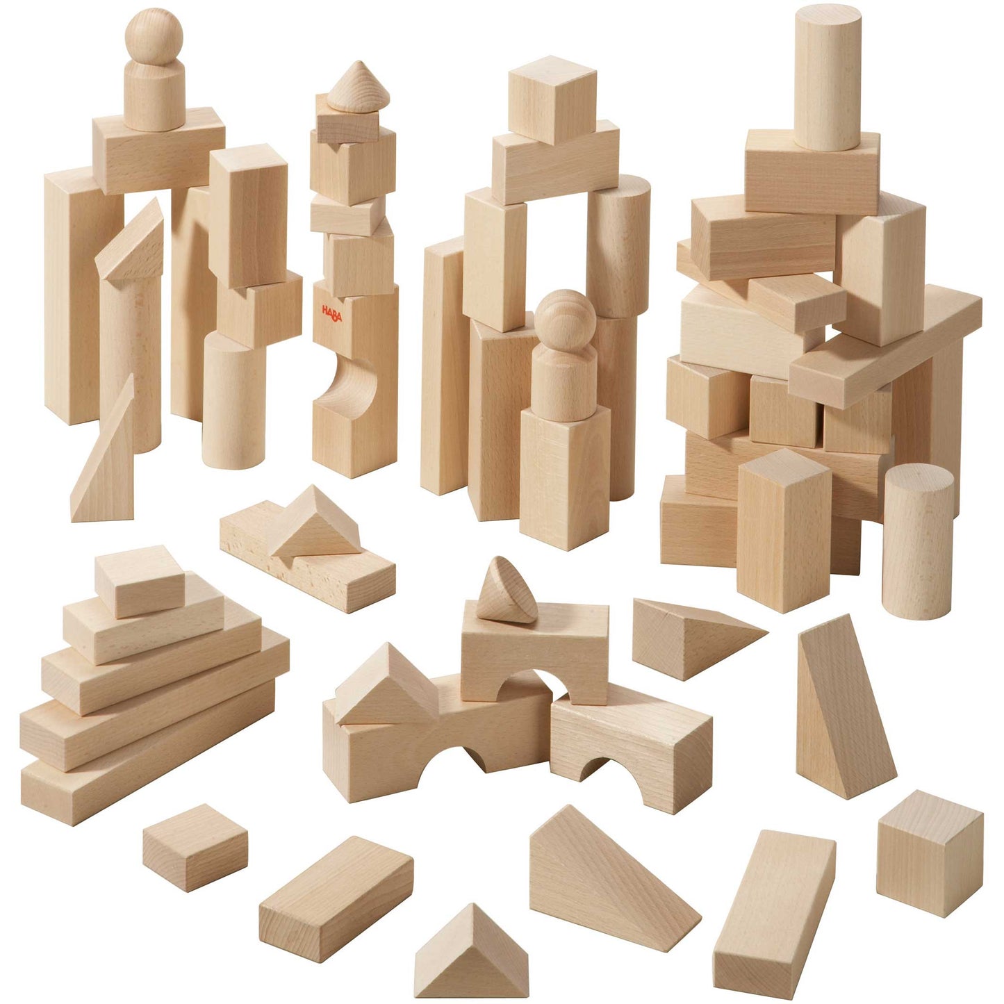 Basic Building Blocks 60 Piece Large Starter Set by Haba