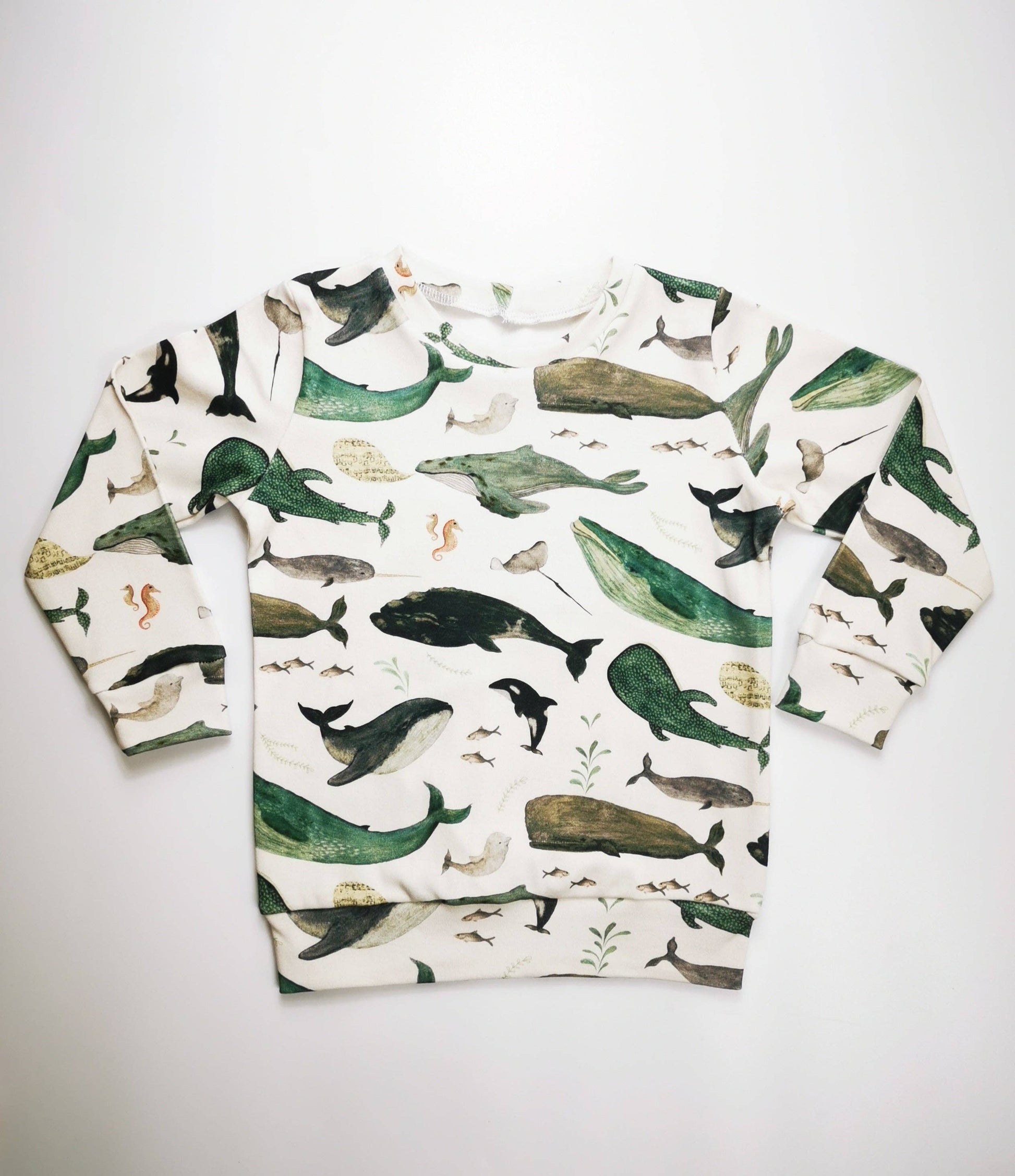 whale song lightweight sweatshirt