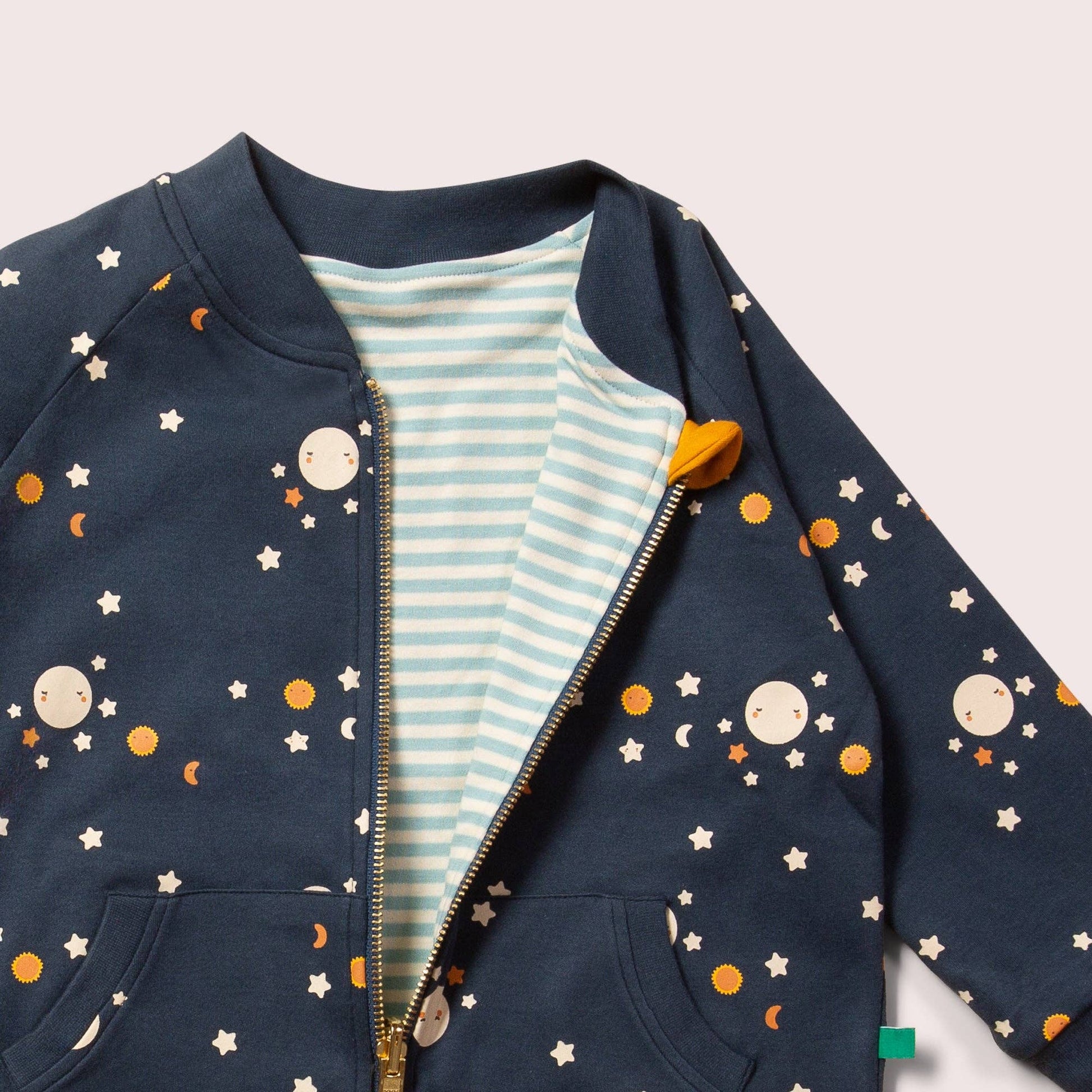 lining detail for over the moon reversible easy rider jacket