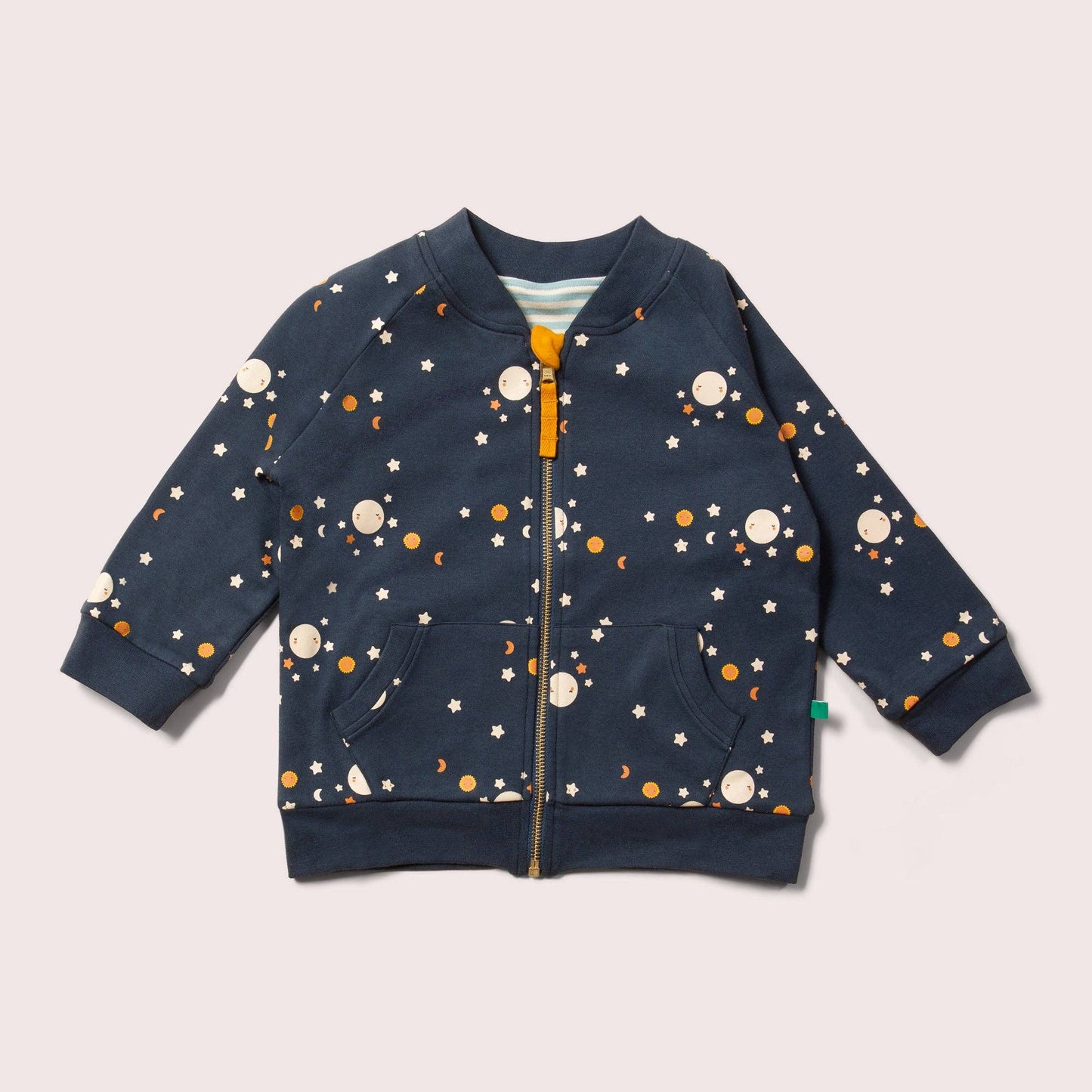 Over the moon reversible easy rider jacket flat lay