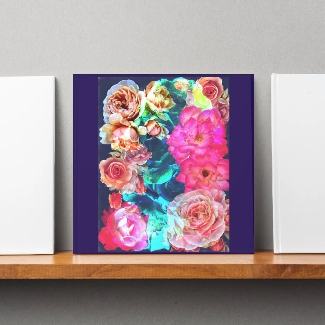 summer roses square journal